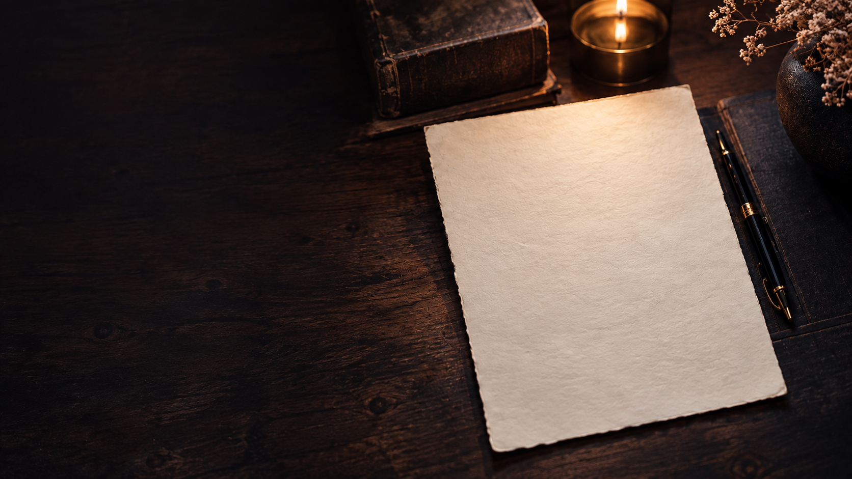 Cuaderno abierto sobre un escritorio, símbolo del trabajo de sombra guiado